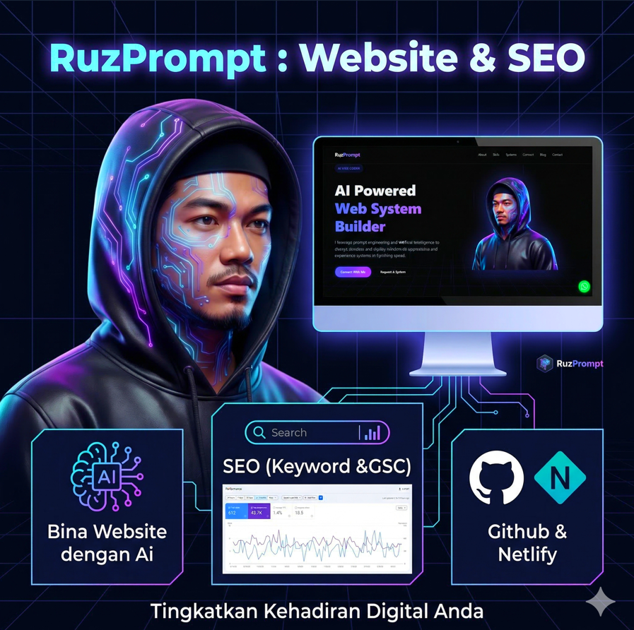 Prompt2Website Dashboard Mockup