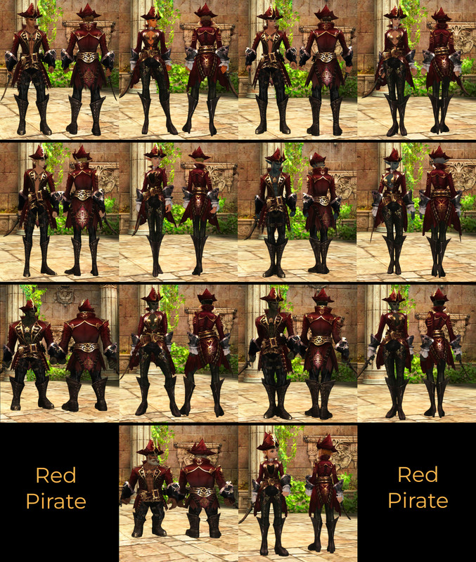 Red Pirate Suit