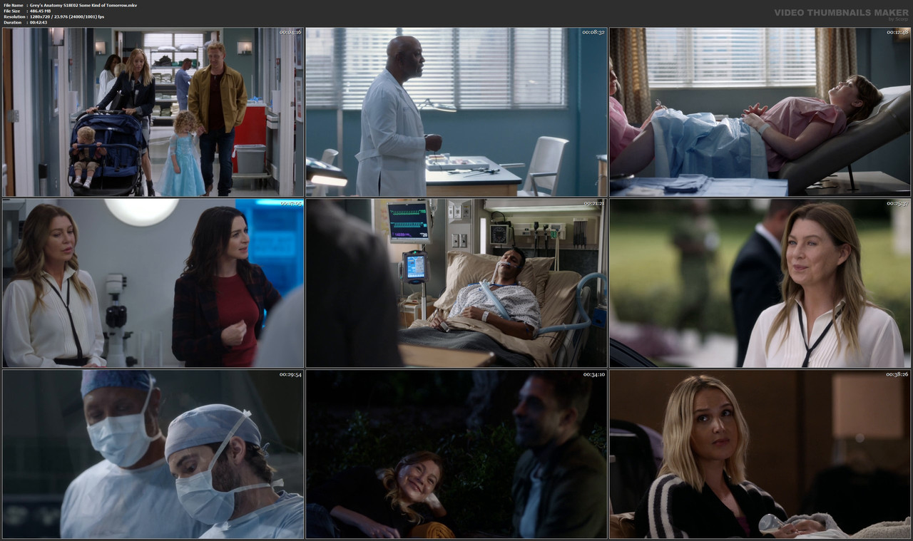 Grey's Anatomy S18E02 Some Kind of Tomorrow.mkv