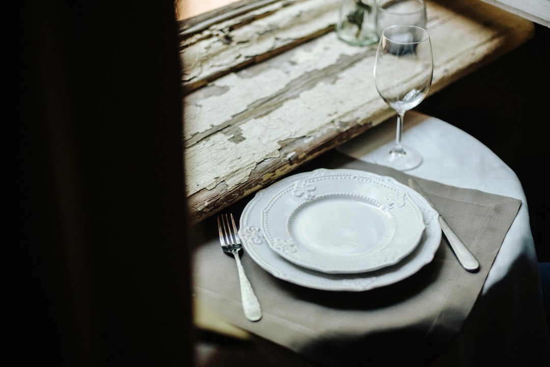 Upscale restaurant ambiance