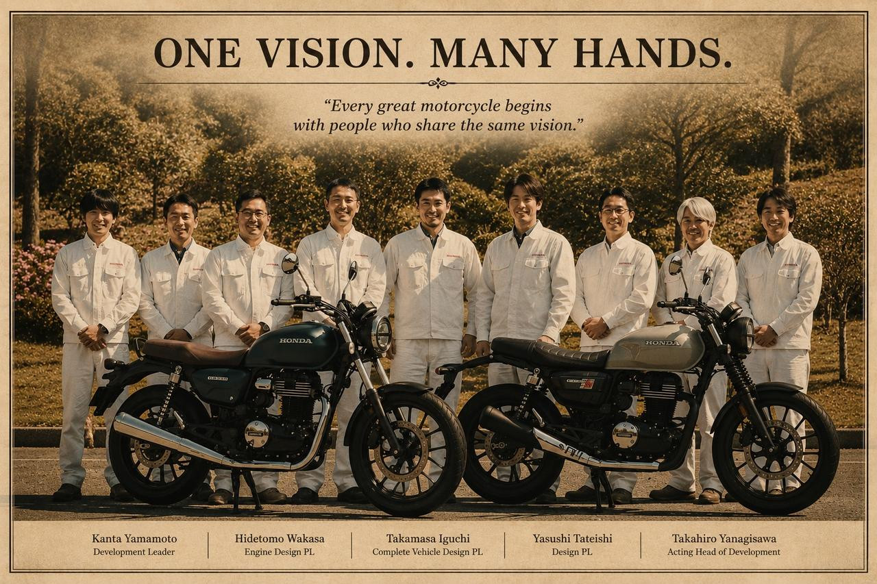 30 GB350 Team Group 1975 Editorial