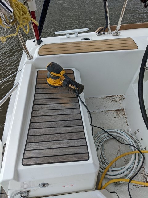 sailboat teak restoration