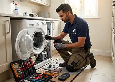 Washing machine repair technician