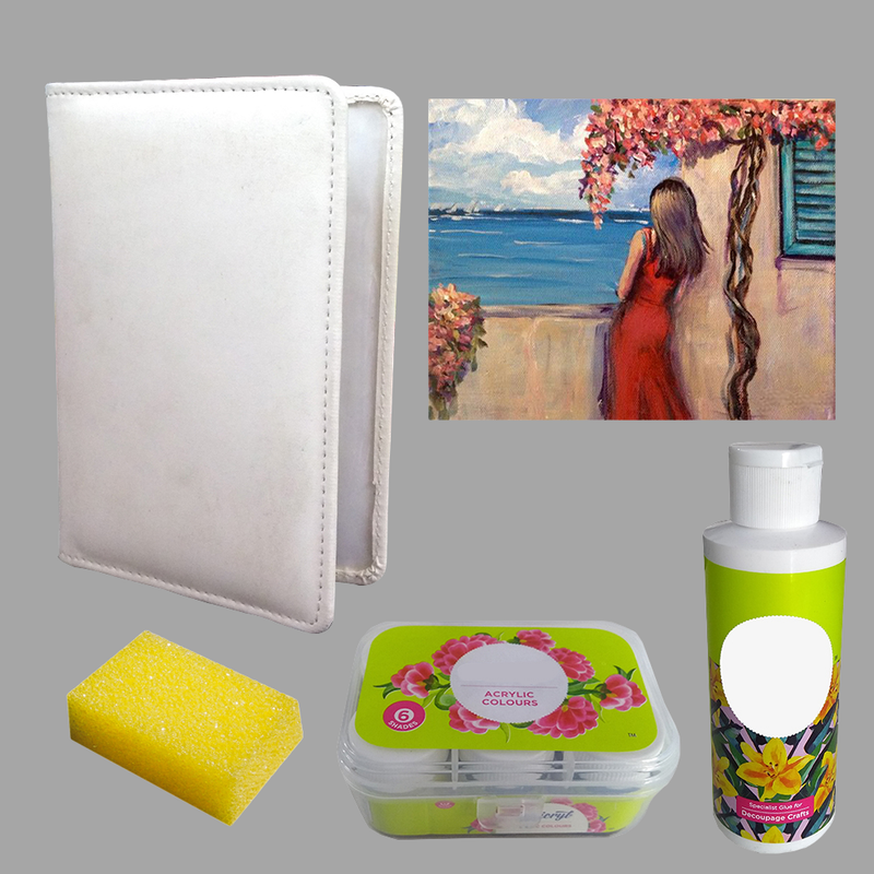 Image Transfer on Passport Cover DIY Kit