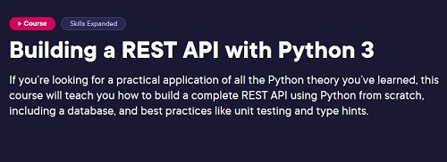 Building a REST API with Python 3