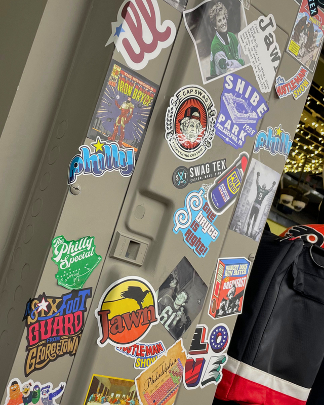 Custom product label stickers