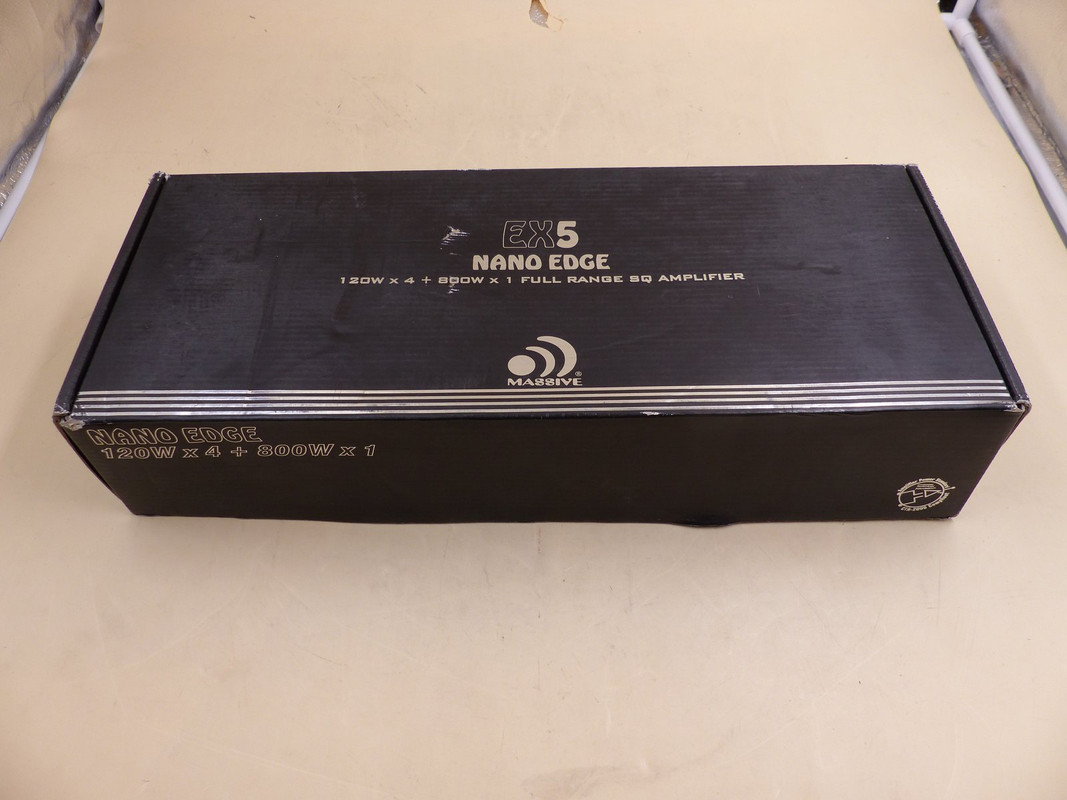 MASSIVE AUDIO NANO EDGE FULL RANGE EX5 2500W CHANNEL AMPLIFIER