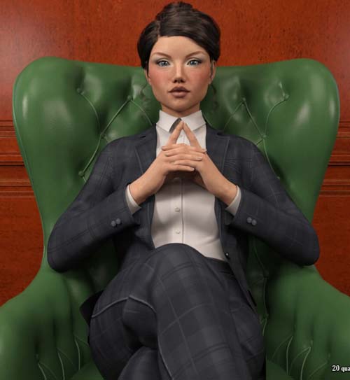 STZ Boss Lady Poses for G8F, G8.1F and Genesis 9
