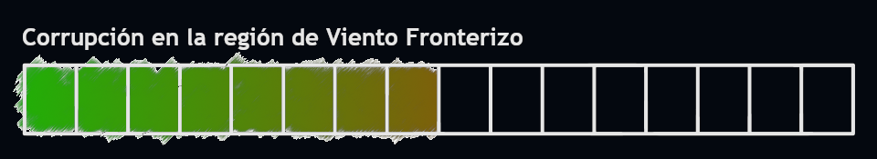 Progresión del reloj de corrupción del enclave Cicindela 8/16.