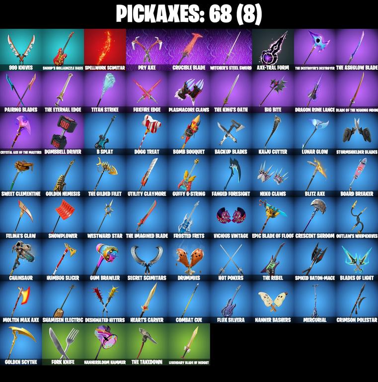 pickaxes comp