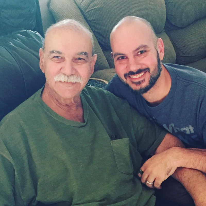 My dad and me