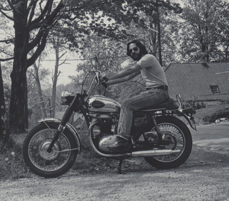 Mike and BSA Summer of 76 cropped