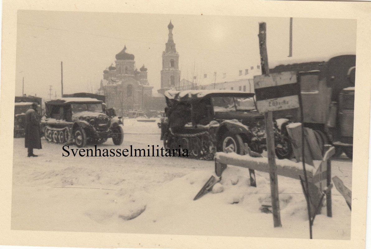 Foto Halbkettenfahrzeug Halbkette Rußlandfeldzug