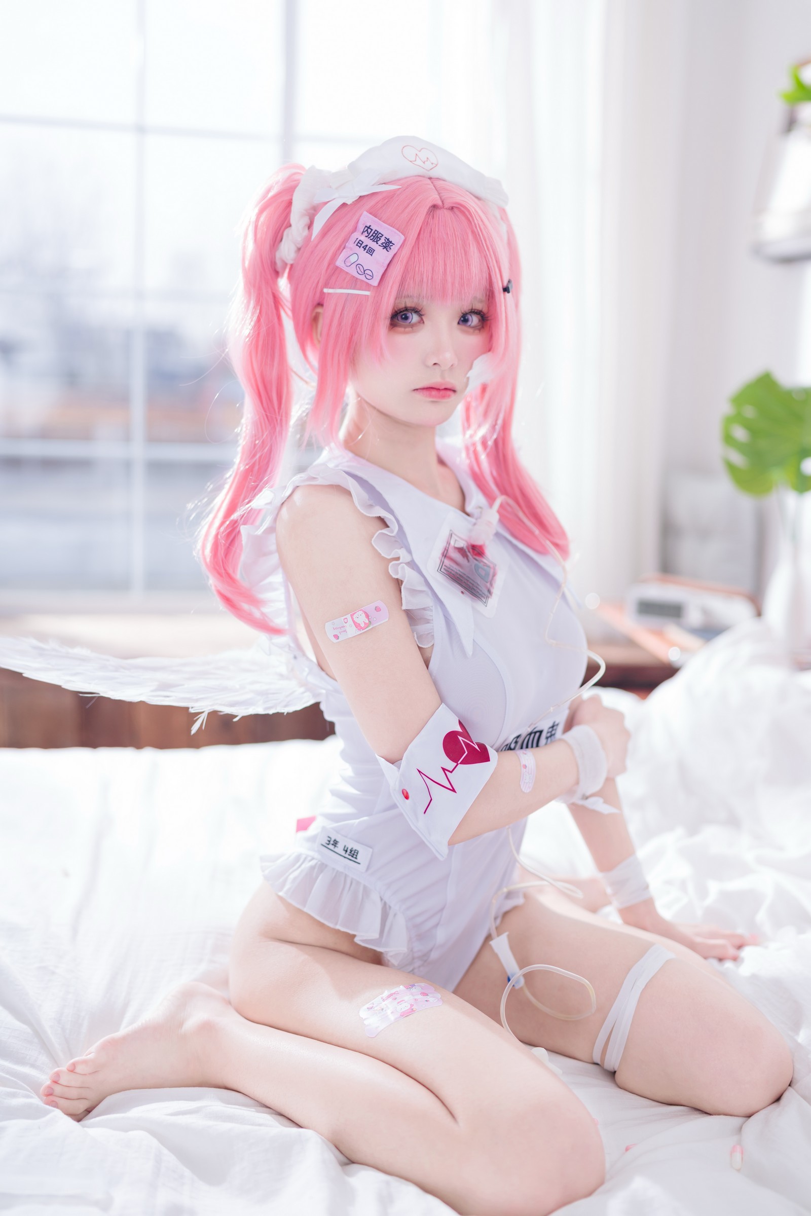 九柒喵 – 小护士针筒 写真合集（48P-139.5M）护士制服 Cos 高清图集插图1