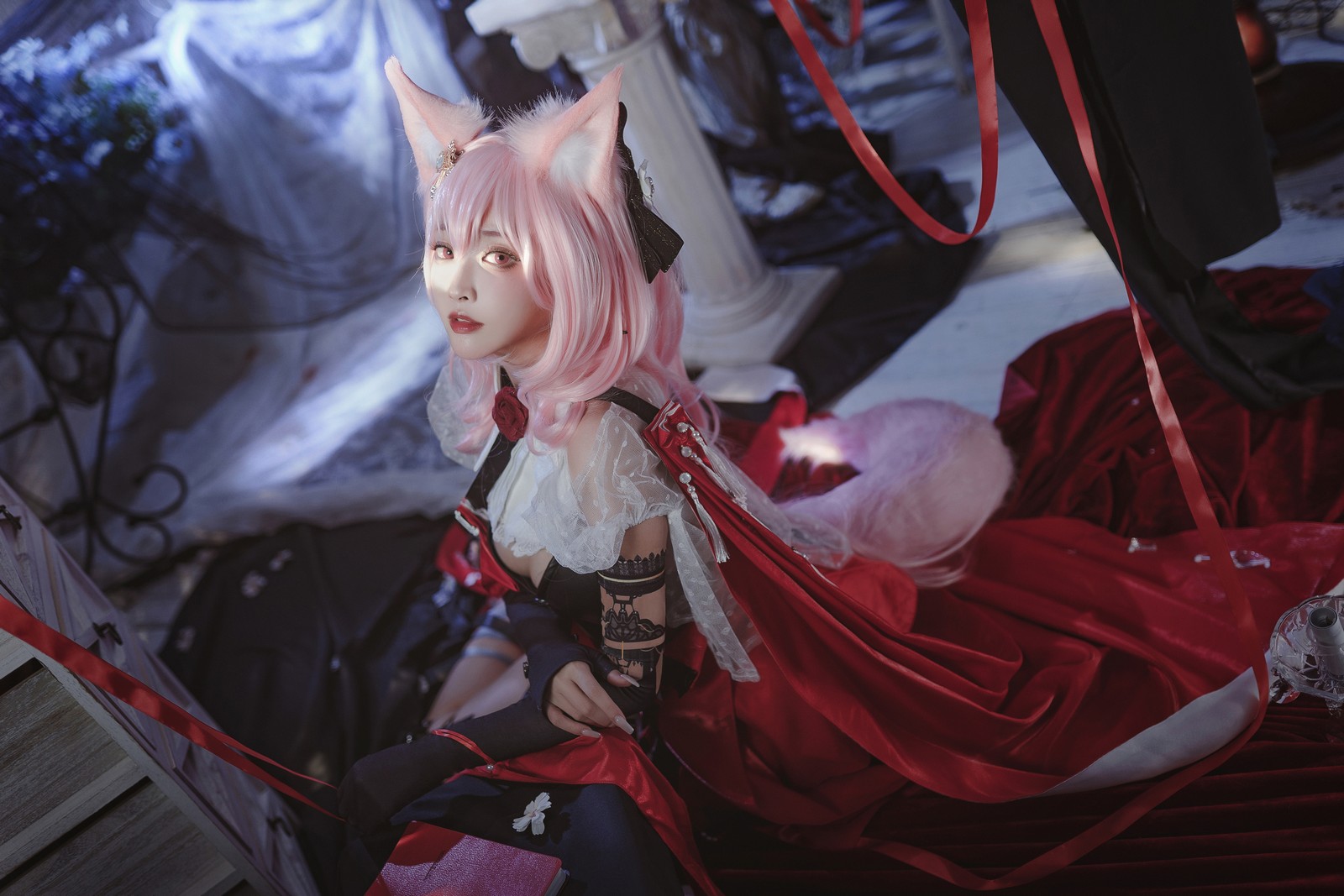 宮本桜 明日方舟 鸿雪 Cosplay 写真｜干员主题 高清图集（18P｜215MB）插图8