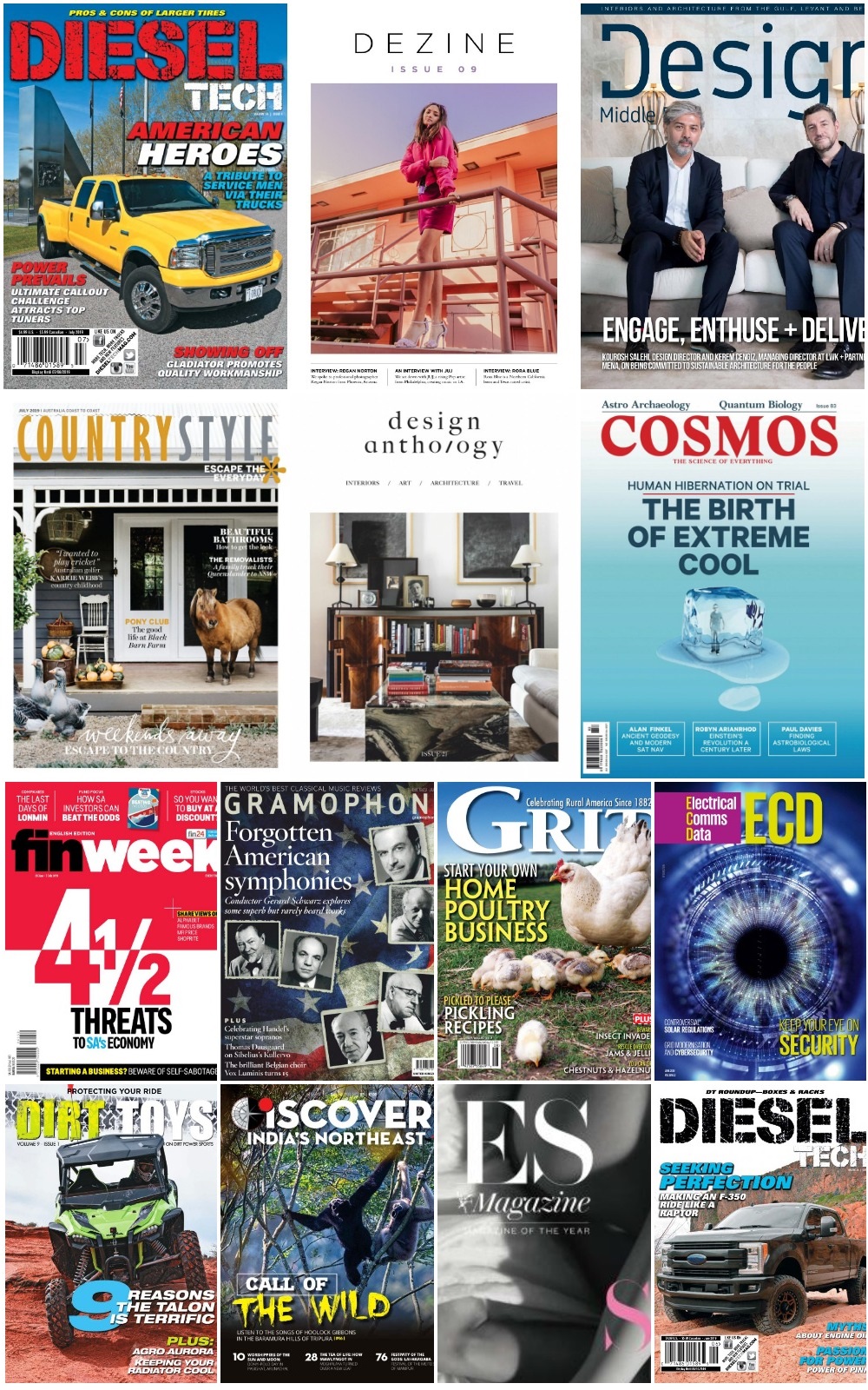 50 Assorted Magazines - June 27 2019