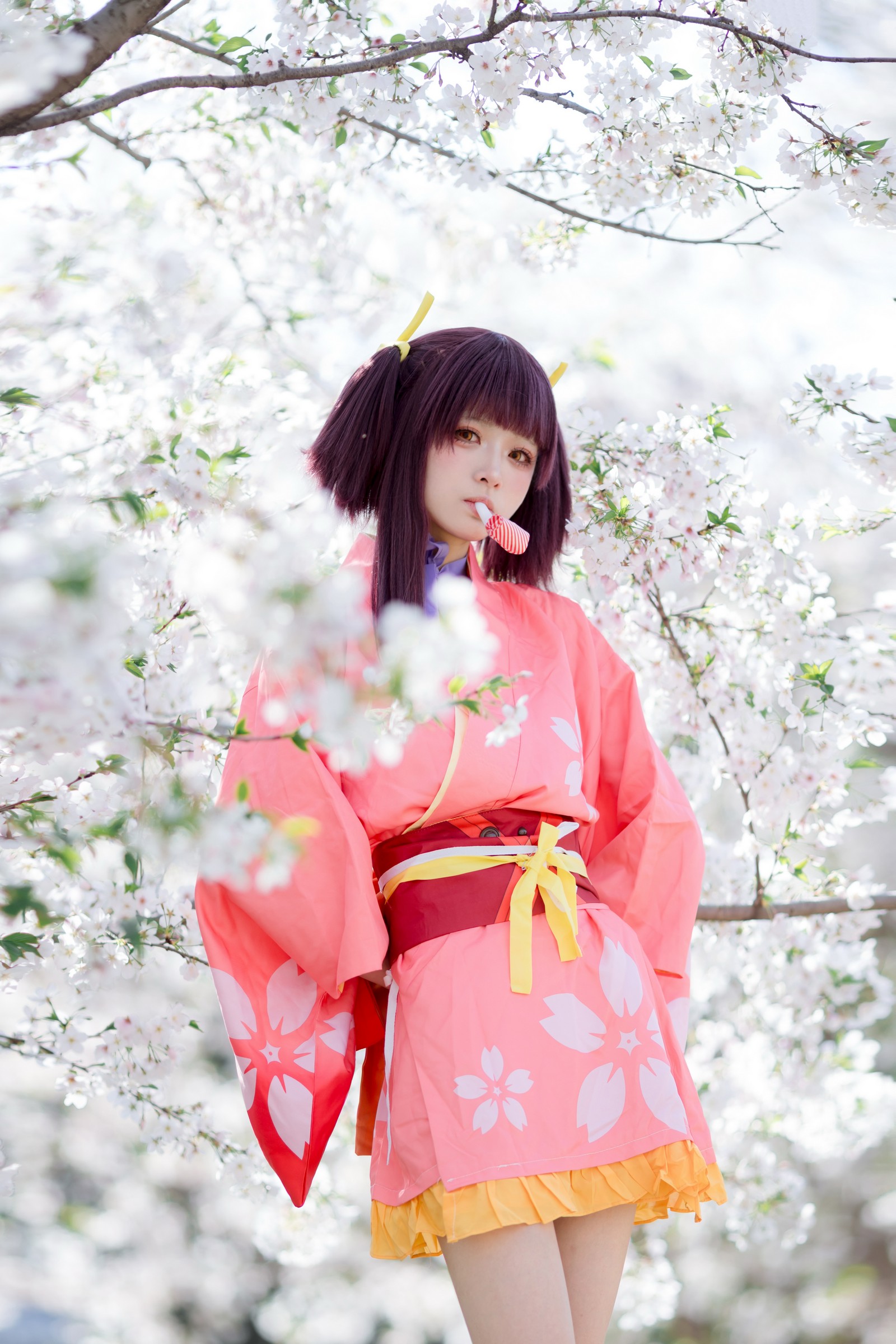 九柒喵 – 甲铁城的卡巴内瑞 无名和服 COS（34P-145M）和风主题高质写真插图3