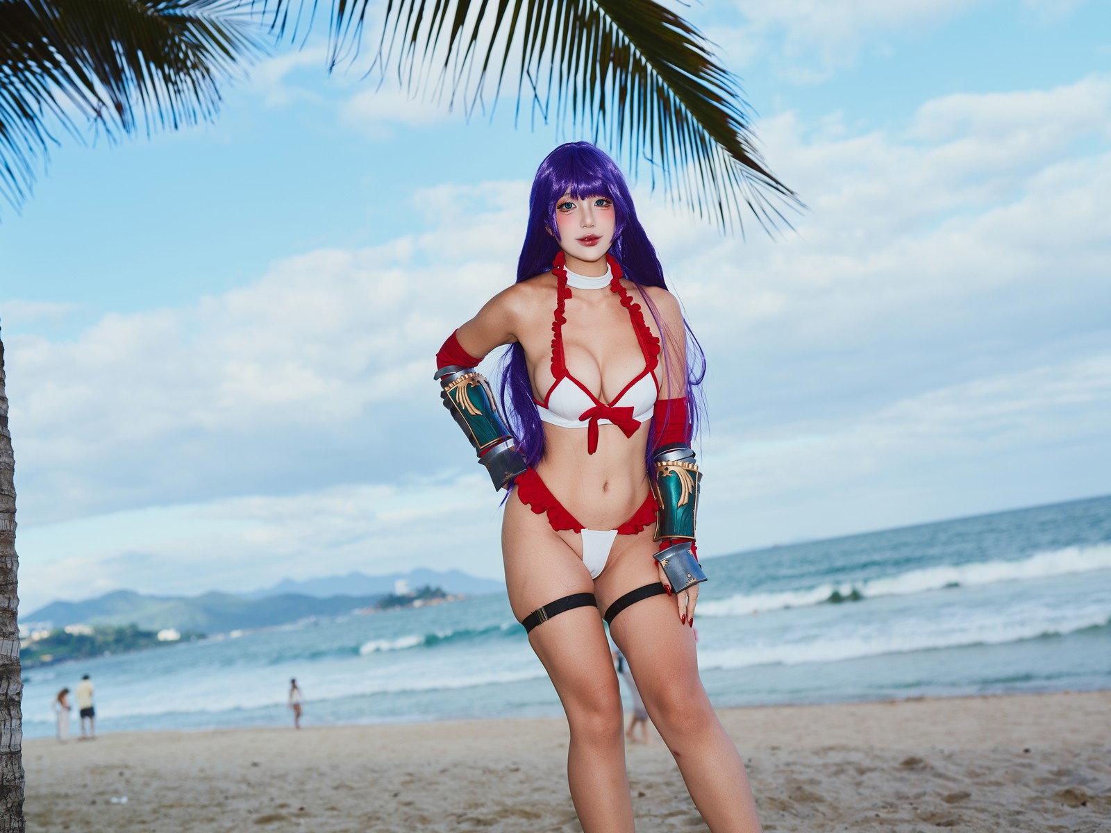 Puy Puy – 玛尔达 Martha Summer Cosplay 写真视频（96P+3V-4.56GB）FGO插图2