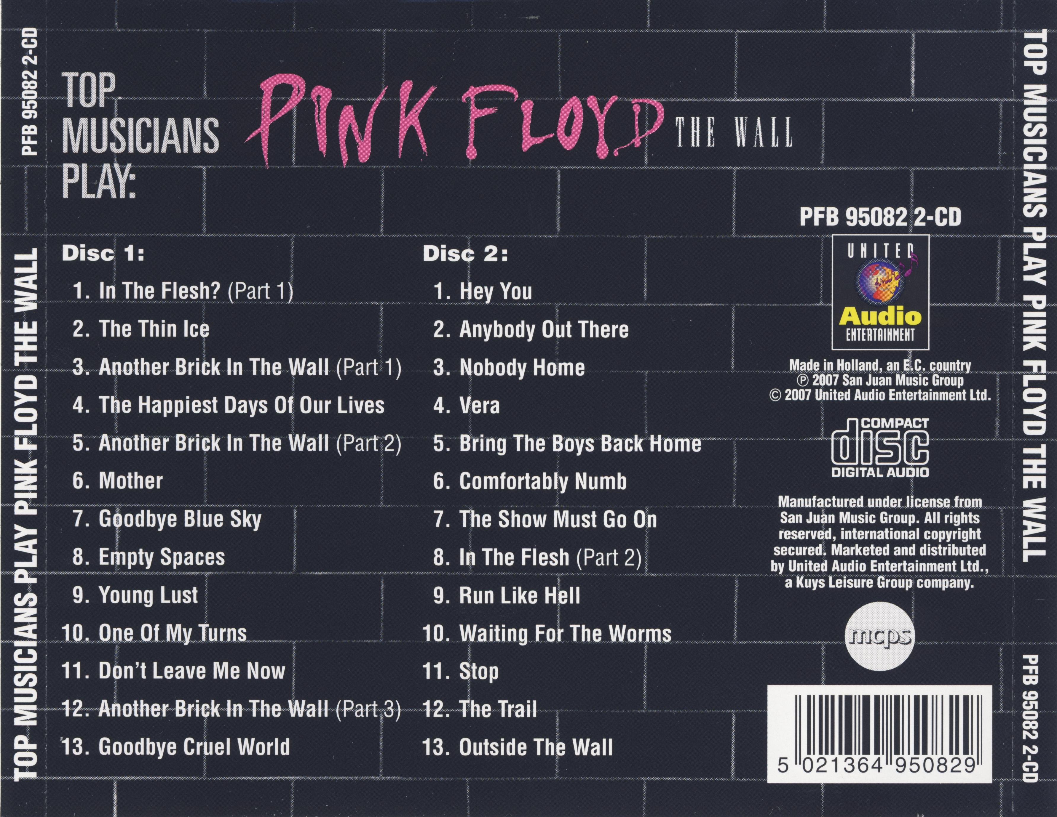 Стен перевод песни. CD Pink Floyd стена. Pink Floyd "the Wall, CD". Pink Floyd the Wall обложка. Обложки диска Pink Floyd - the Wall.