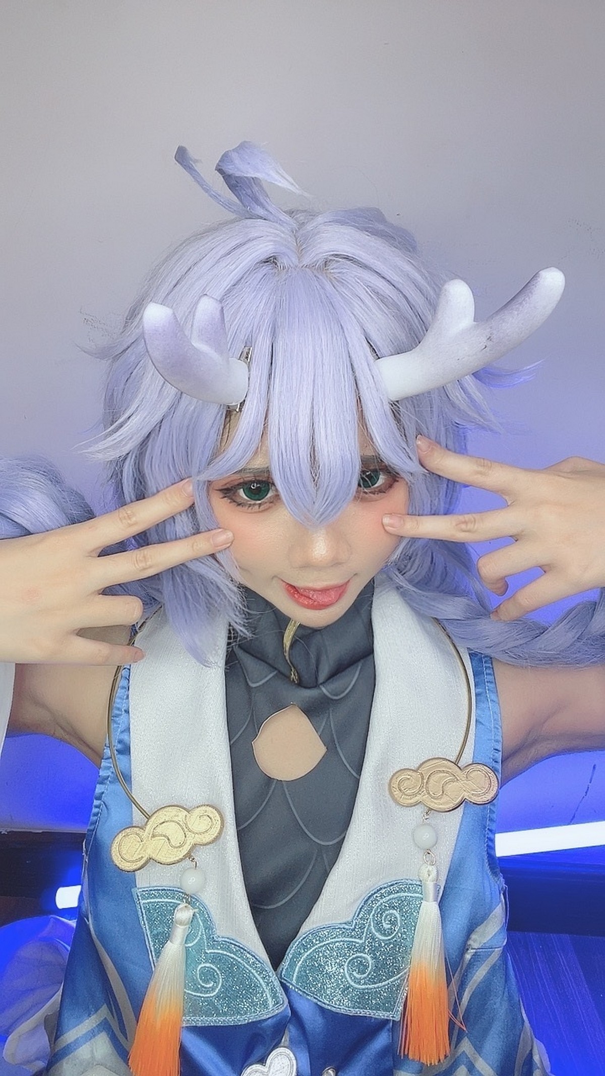 PoppaChan Bailu Cosplay Deluxe (Honkai Star Rail) – 155 Photos 12 Videos 459MB插图3