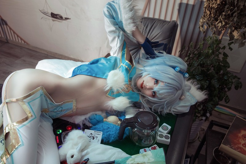 艾西Aiwest PA-15芙洛伦跃雪逢春Cosplay写真图集 高清美图合集 21P (128.7M)插图