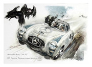 Mercedes 300 SL, Carrera Panamericana 1952 (Hans Liska)