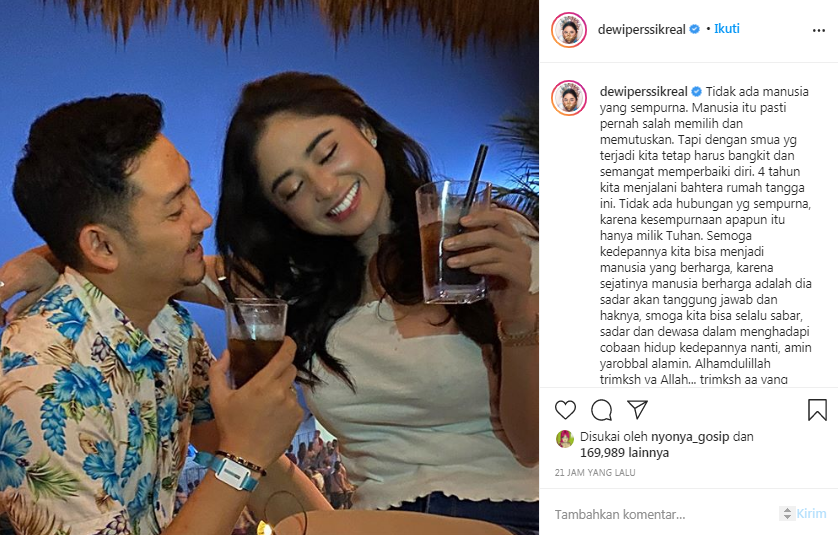 Dewi Perssik dan Angga Wijaya