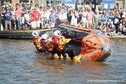 Bude lifeboat crew capsize their craft #2.