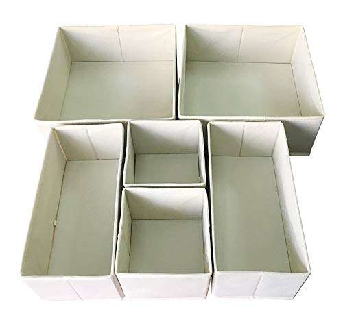 Amazon: Cajas de almacenamiento plegable de tela 6 piezas