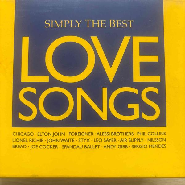 Various Artists : Simply The Best – Love Songs : CD Cond. = VG 2 cd set