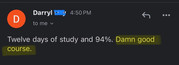 Student Testimonial