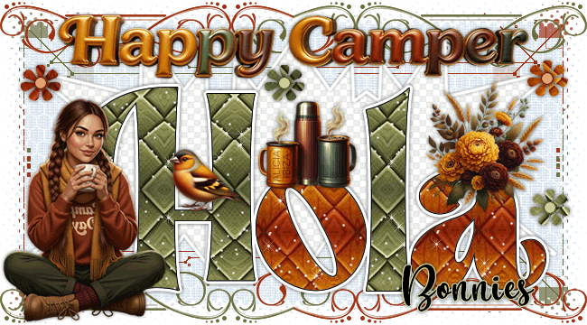 Hola Happy Camper bonnies