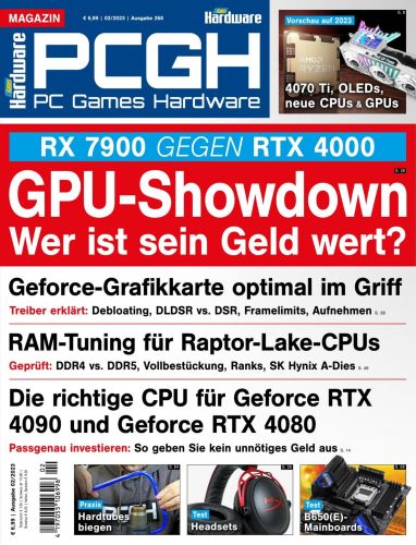 Cover: Pc Games Hardware Magazin Februar No 02 2023