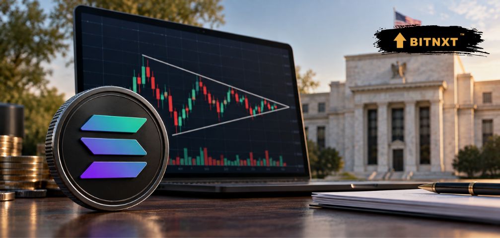 Solana's Triangle Squeeze Meets Fed Week