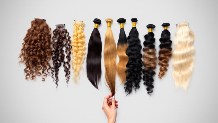 Human-hair bundles
