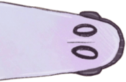 Napstablook lying down - Art by @Galactic_Deer