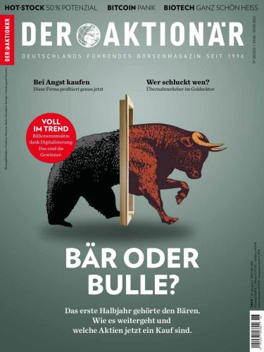 Cover: Der Aktionär Börsenmagazin No 25 vom 23  Juni 2022