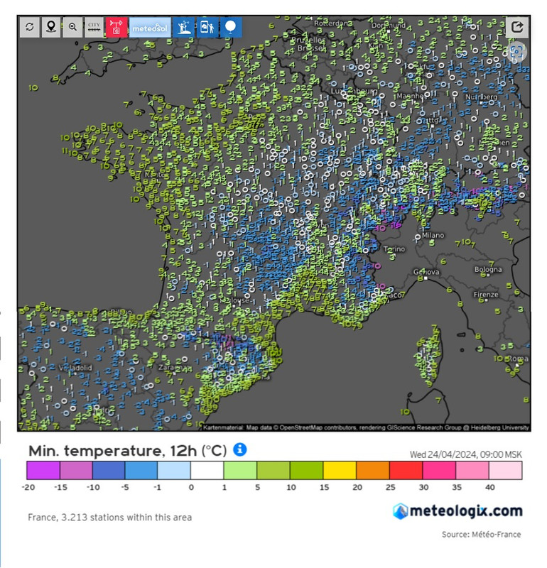 ФранцияЗаморозки(24апреля)