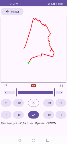 Редактирование маршрута Редактирование маршрута