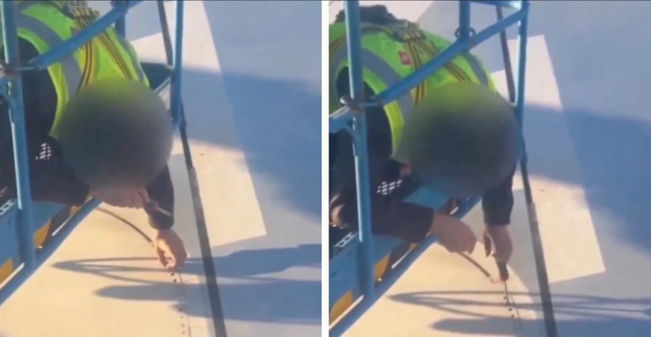 Vuelo es cancelado por falta de 4 tornillos en un ala y el video se hace viral