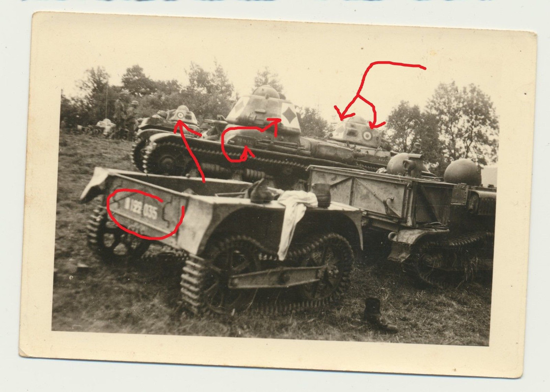 Frankreich französischer Panzer Typ Renault