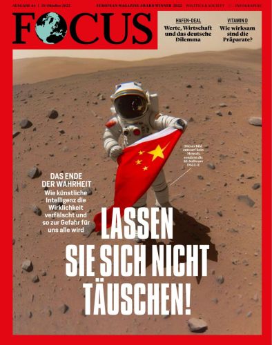 Cover: Focus Nachrichtenmagazin No 44 vom 29  Oktober 2022