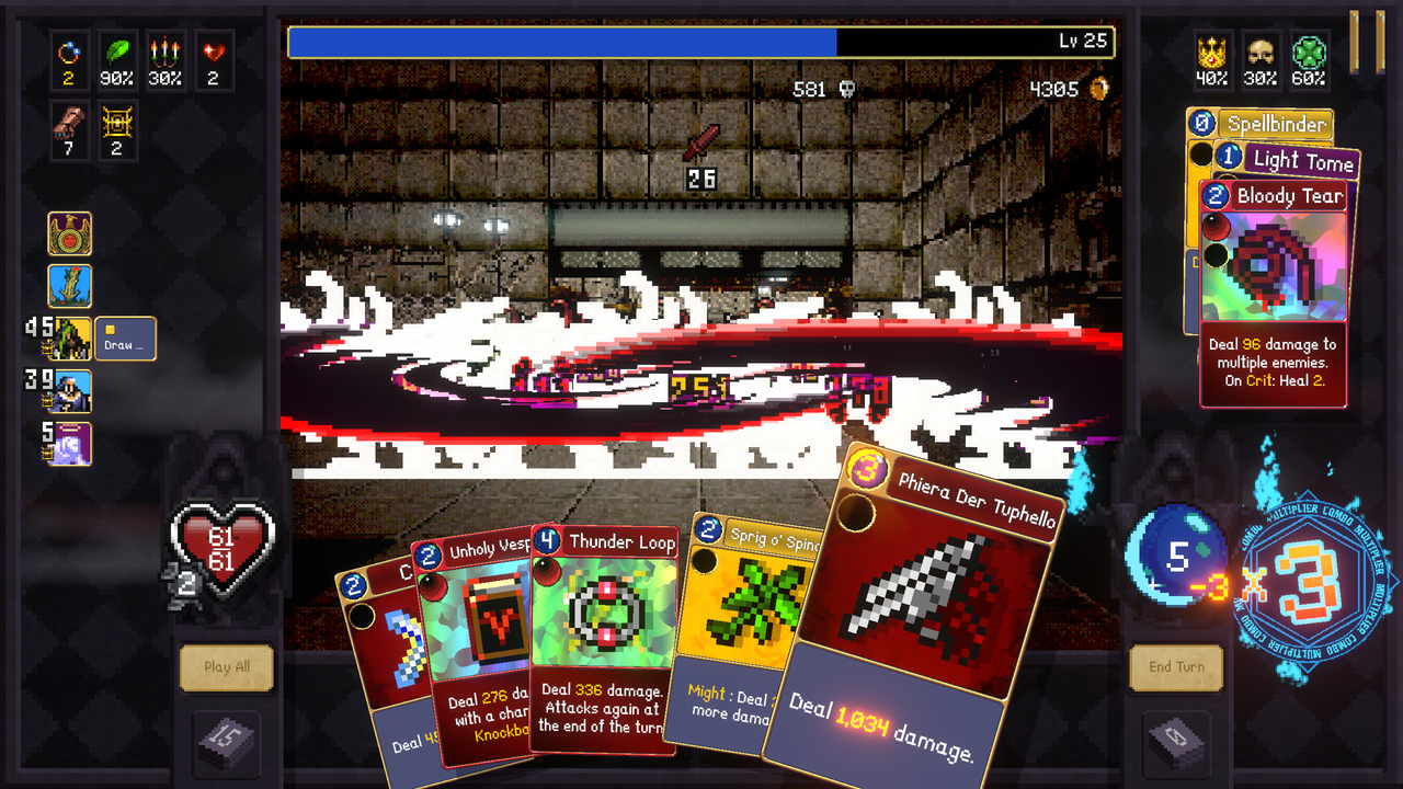 Bloody Tear weapon in Vampire Crawlers 