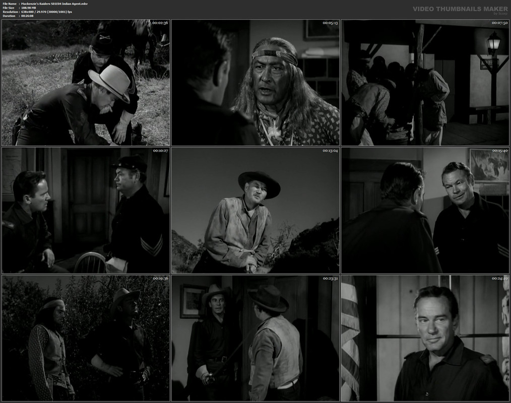 Mackenzie's Raiders S01E04 Indian Agent.mkv