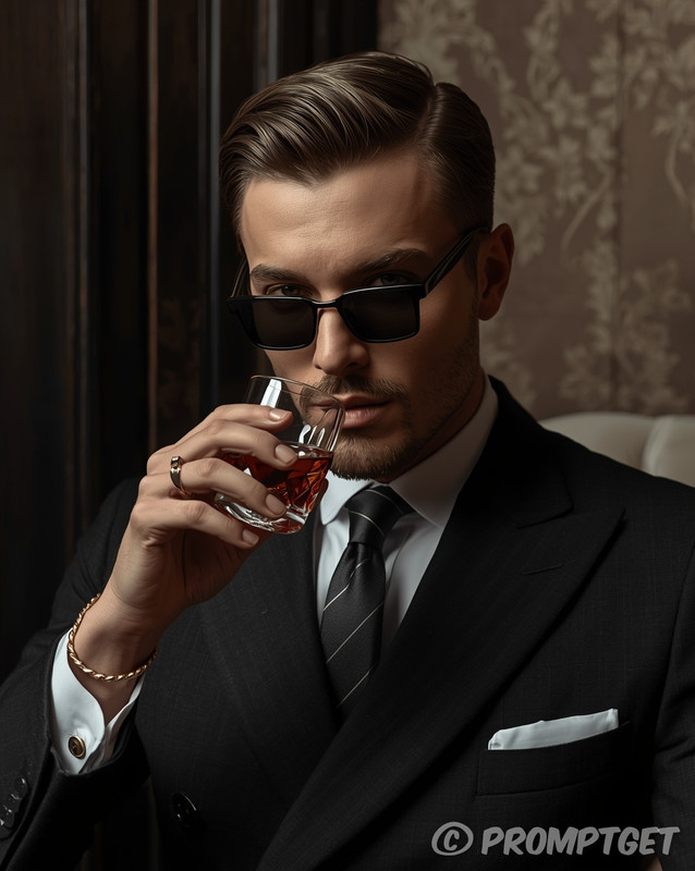 Dark Luxe Dominance 🧑‍✈️ | PromptGet