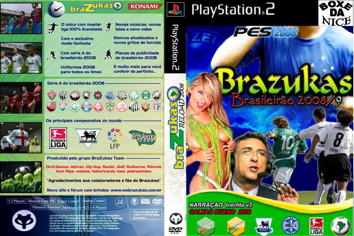 Meu PES Catálogo Oficial PS2