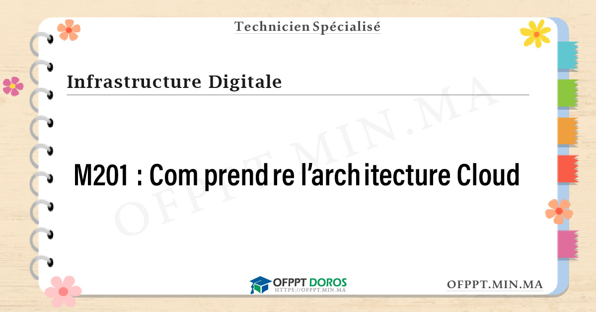 Sommaire détaillé du cours Comprendre l’architecture Cloud M201 OFPPT - Structure du module