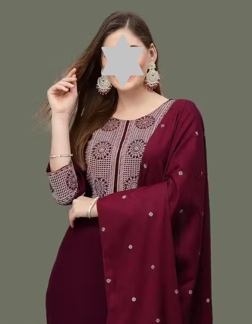 Aagam Attractive Women Kurta Sets Color 1 (KS156)