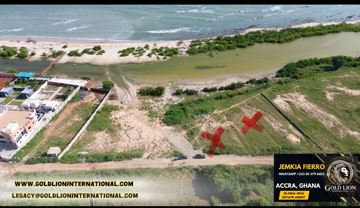 24 acre beachfront land in Ocansekope Ada Ghana