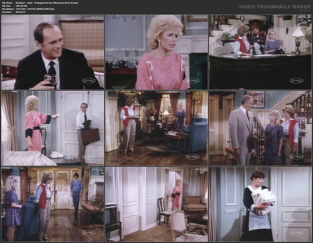 Newhart - 2x02 - It Happened One Afternoon (Part 2).mkv
